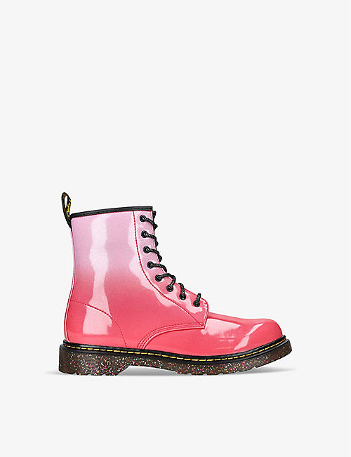 DR MARTENS: 1460 Gradient 8-eye leather boots 9-10 years