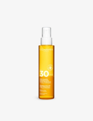 CLARINS: Glowing Sun high-protection hair and body oil SPF 30 50ml
