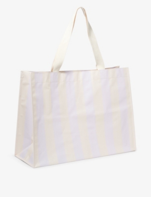 SUNNYLIFE: Rio Sun Carryall stripe-print woven beach bag