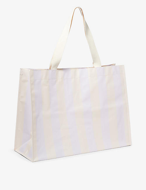 SUNNYLIFE: Rio Sun Carryall stripe-print woven beach bag