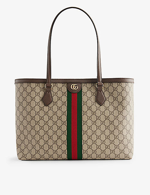 GUCCI: Ophidia GG Supreme coated-canvas tote bag