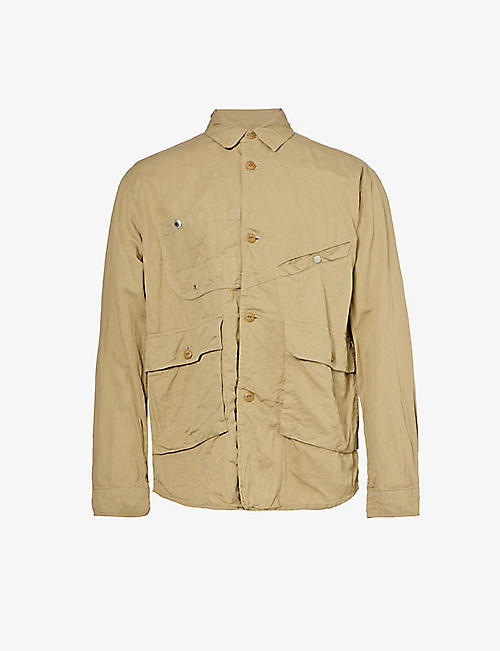 JUNYA WATANABE: Pocketed relaxed-fit cotton and linen-blend shirt