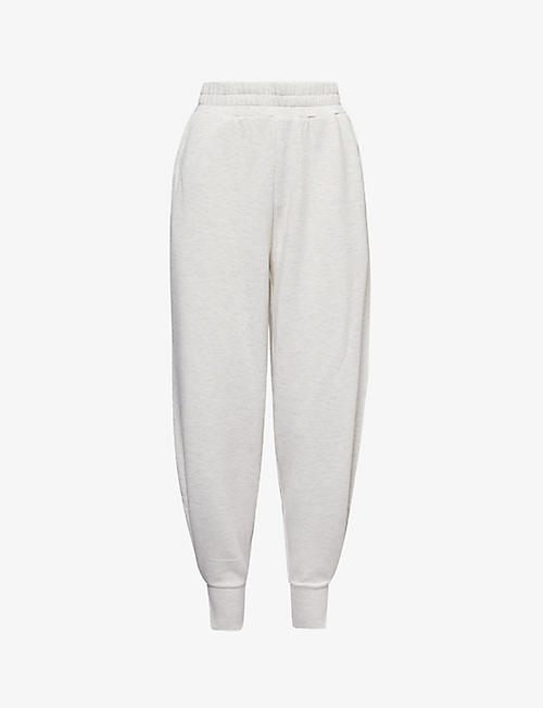 VARLEY: Drawstring-waist cuffed-hems mid-rise tapered-leg stretch-woven trousers