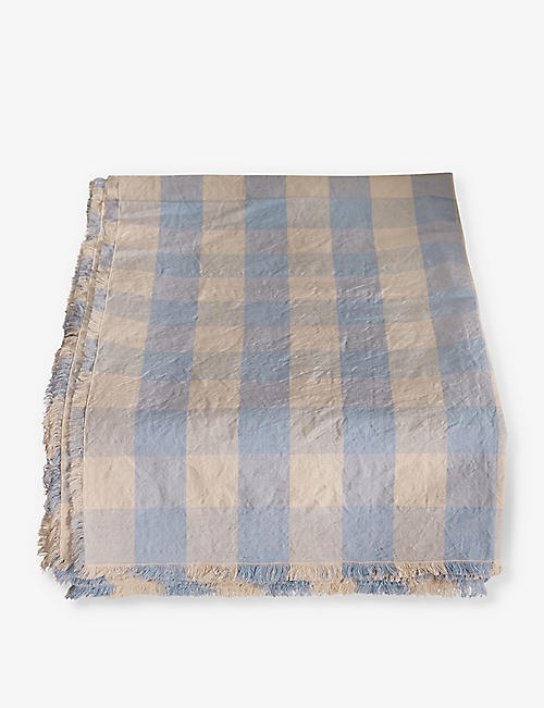 SOHO HOME: Arzon check woven tablecloth