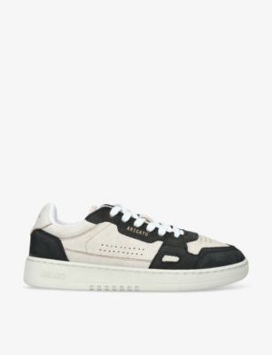 AXEL ARIGATO: Dice Lo leather and recycled-polyester low-top trainers
