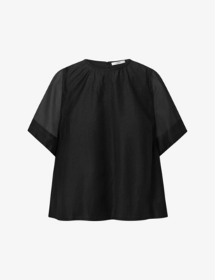 LOVECHILD: Joy A-shaped woven blouse