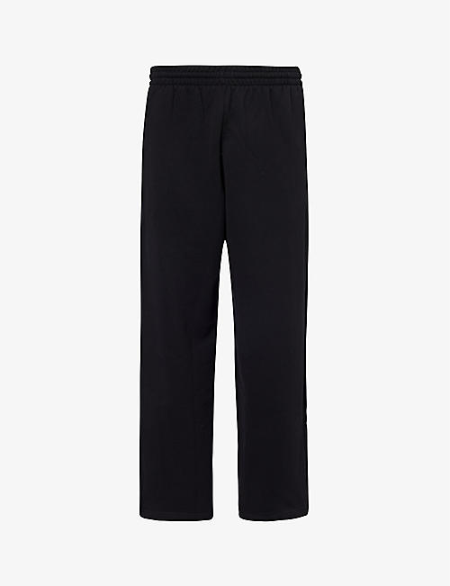 WARDROBE.NYC: WARDROBE.NYC x Hailey Bieber relaxed-fit wide-leg cotton-jersey jogging bottoms