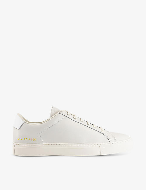 COMMON PROJECTS: Retro Bumpy number-print leather low-top trainers
