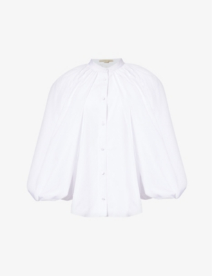 STELLA MCCARTNEY: Balloon puff-sleeve cotton shirt