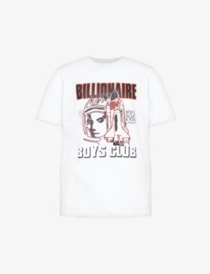 BILLIONAIRE BOYS CLUB: Space Program graphic-print cotton-jersey T-shirt
