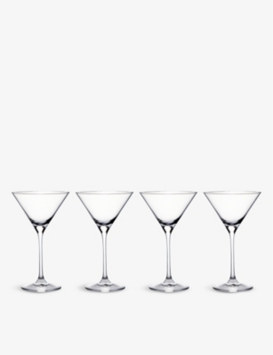 MARQUIS: Marquis Moments crystal martini glasses set of four