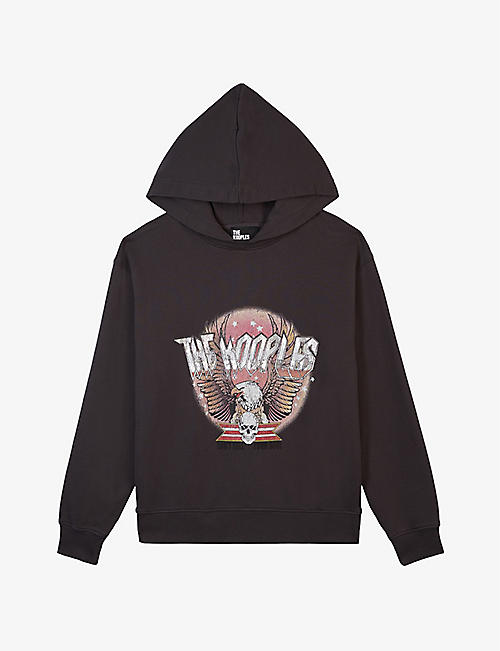 THE KOOPLES: Rock Eagle graphic-print cotton hoody