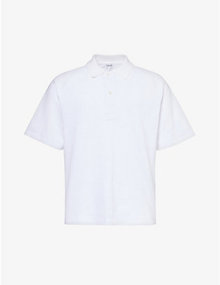 LOEWE: Logo-embroidered cotton polo shirt