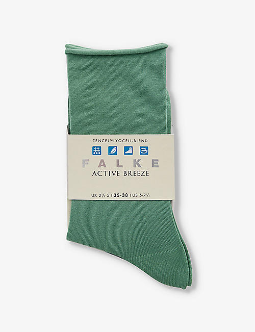 FALKE: Active Breeze crew-length stretch-knit socks
