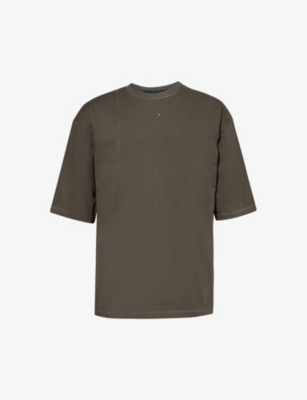 GYMSHARK: Premium Lifting logo-embroidered cotton-jersey T-shirt