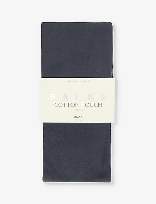 FALKE: Cotton Touch organic-cotton blend tights