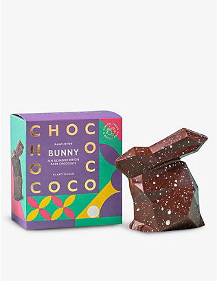 CHOCOCO: Chococo 72% dark chocolate Easter bunny 115g