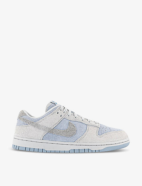 NIKE: Dunk Low chunky-sole leather low-top trainers