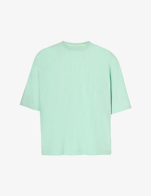 HOMME PLISSE ISSEY MIYAKE: Crewneck relaxed-fit cotton-jersey T-shirt