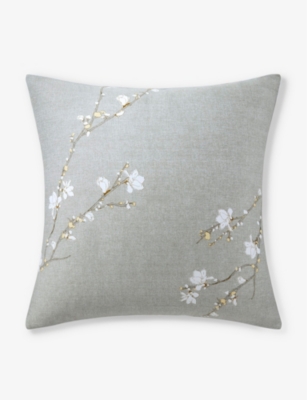 BOSS: Almond Flowers graphic-print cotton pillowcase 65cm x 65cm