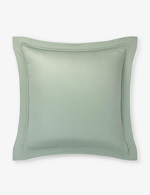 YVES DELORME: Triomphe organic-cotton Oxford pillowcase 65cm x 65cm