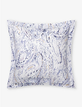 RALPH LAUREN HOME: Lorelai abstract-print cotton Oxford pillowcase 50cm x 50cm