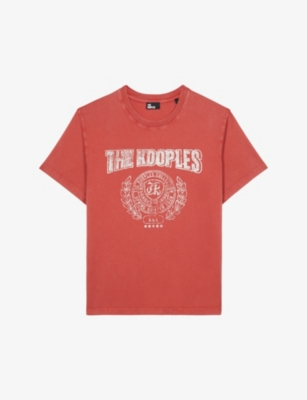 THE KOOPLES: Branded-print short-sleeved cotton-jersey T-shirt