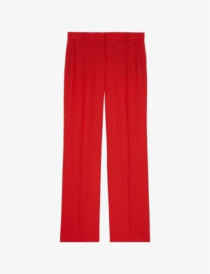 THE KOOPLES: Straight-leg high-rise woven trousers