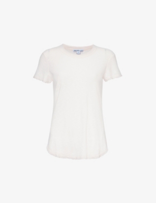 JAMES PERSE: Sheer Slub short-sleeved cotton T-shirt