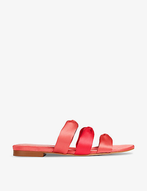 LK BENNETT: Jayla bow-embellished stain sandals