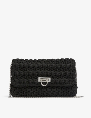 LK BENNETT: Essie braided woven shoulder bag