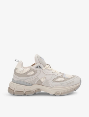AXEL ARIGATO: Sphere Runner leather and mesh low-top trainers