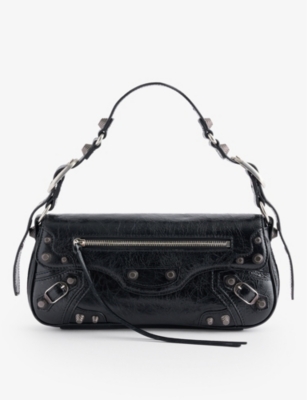 BALENCIAGA: Le Cagole small stud-embellished leather shoulder bag