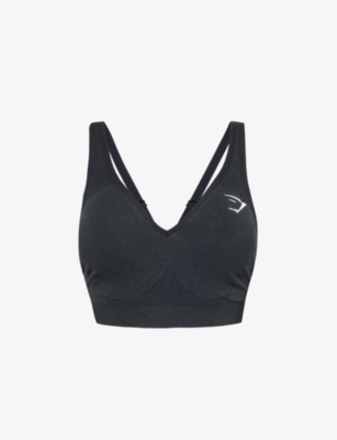 GYMSHARK: Vital fitted stretch-woven sports bra