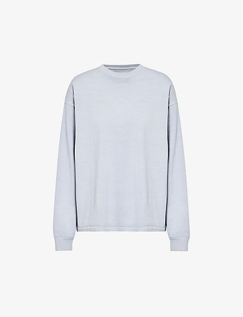 GYMSHARK: Everywear Comfort brand-print cotton-jersey T-shirt