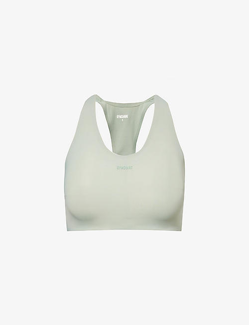 GYMSHARK: Everywear Comfort Active logo-print stretch-jersey sports bra