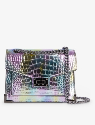 THE KOOPLES: Emily iridescent-leather chain bag