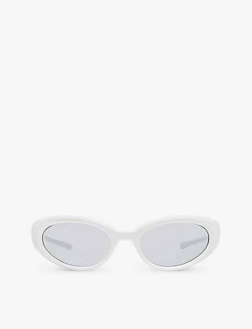 GENTLE MONSTER: GELATI W3 oval-frame acetate sunglasses