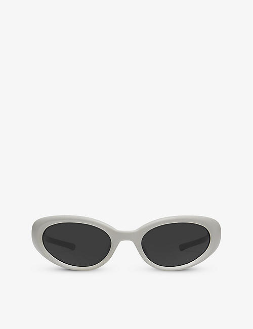 GENTLE MONSTER: GELATI G12 oval-frame acetate sunglasses