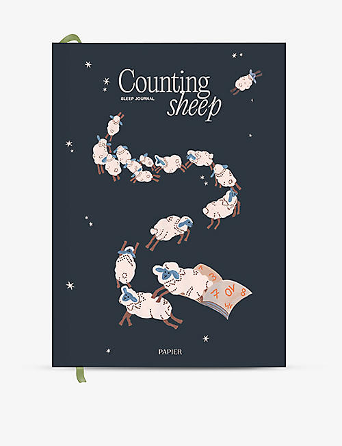 PAPIER: Counting Sheep Sleep paper journal 15.3cm x 21.5cm