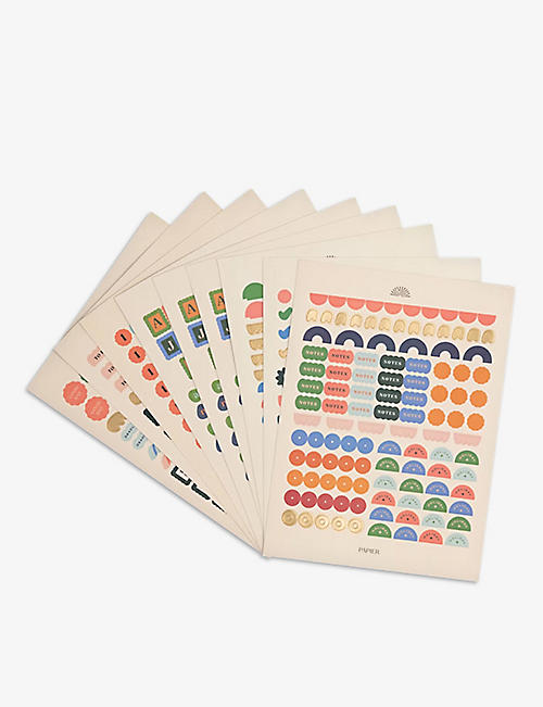 PAPIER: Stick To Its planner stickers pack of nine