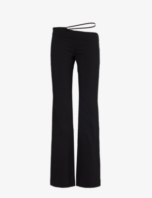 BEC & BRIDGE: Harmony flared-leg mid-rise stretch-woven trousers