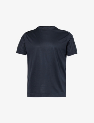 EMPORIO ARMANI: Brand-tape regular-fit &nbsp;jersey T-shirt