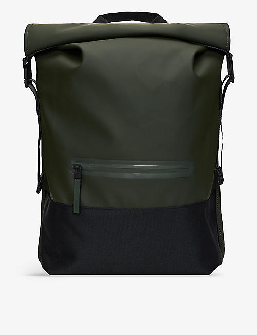 RAINS: Trail roll-top shell backpack