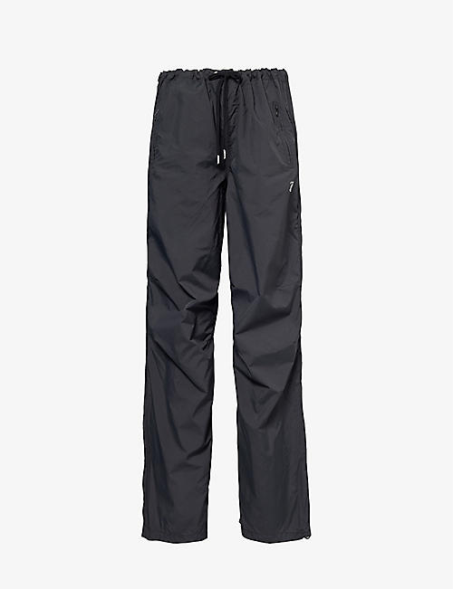 JUICY COUTURE: Ayla drawstring-waist shell trousers