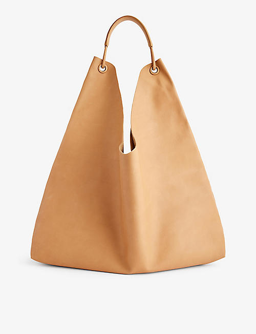 THE ROW: Bindle 3 leather top-handle bag