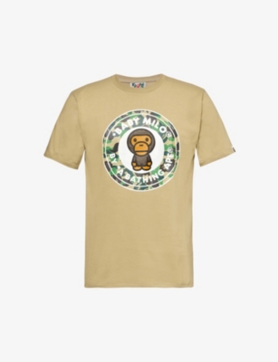 A BATHING APE: Baby Milo graphic-print cotton-jersey T-shirt