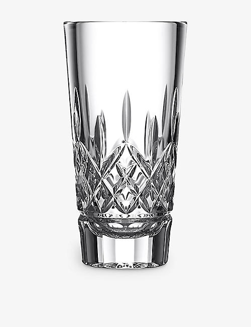 WATERFORD: Lismore crystal glass vase 20cm