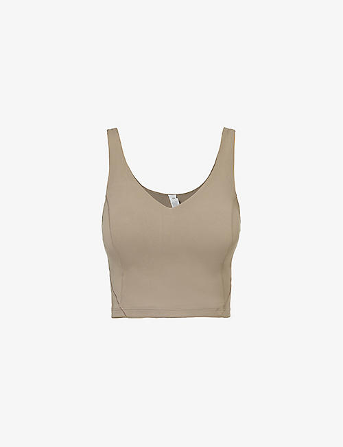 LULULEMON: Align cropped stretch-woven top