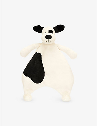 JELLYCAT: Bashful Puppy faux-fur comforter soft toy 27cm